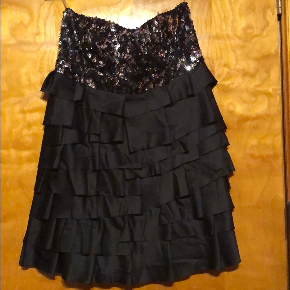 forever 21 faith 21 xl strapless dress sequin